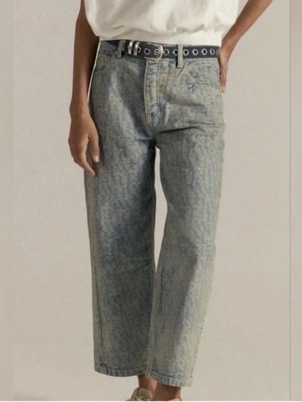Free People NWT We The Free deep trance dropped jacquard jeans size 29